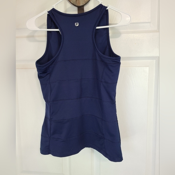 Fila Woman's Sleeveless Tanktop Workout Shirt,  Size: Small  Color: Blue - Picture 10 of 12